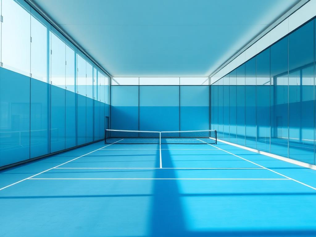 Campo da padel moderno