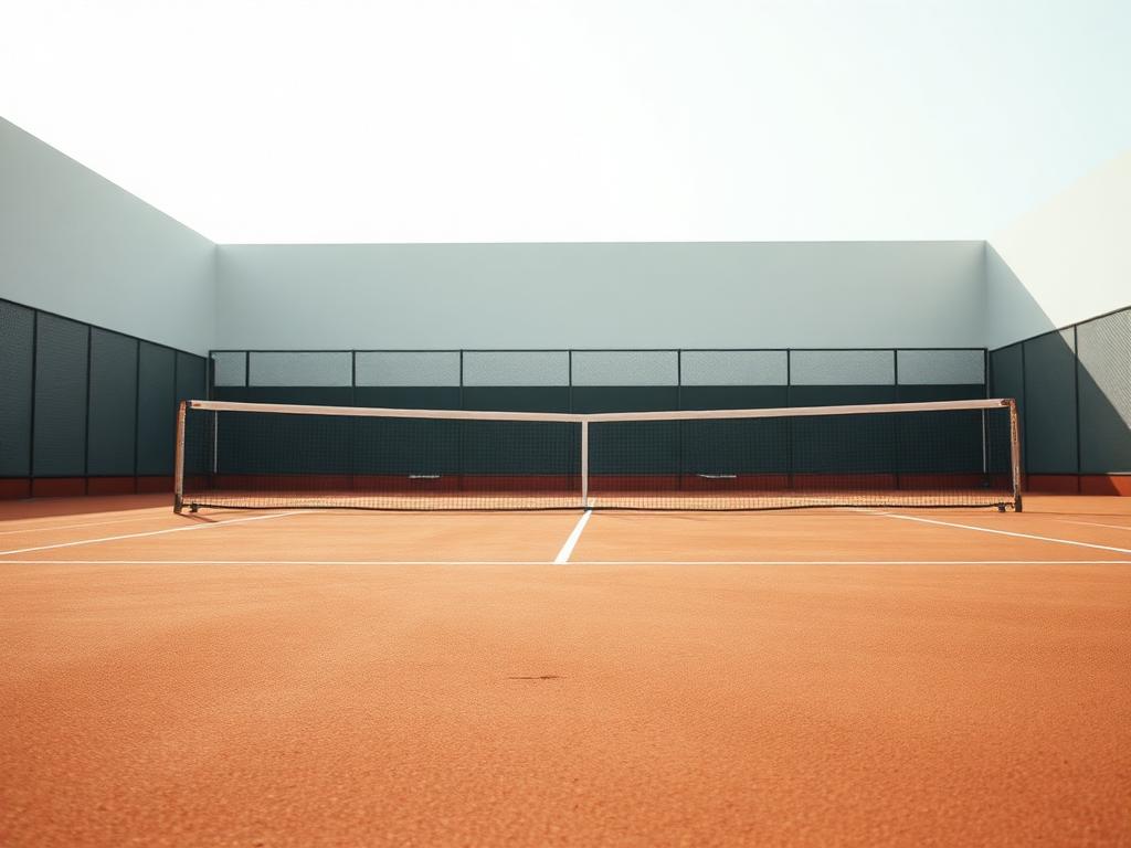Campo da tennis in cemento